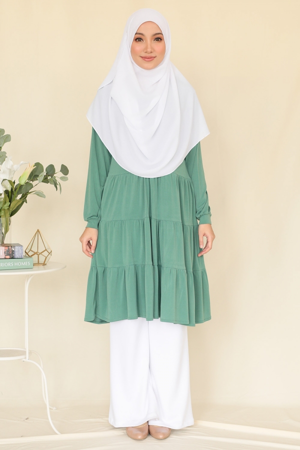 Qalam Blouse - Matcha Qalam Blouse - Matcha